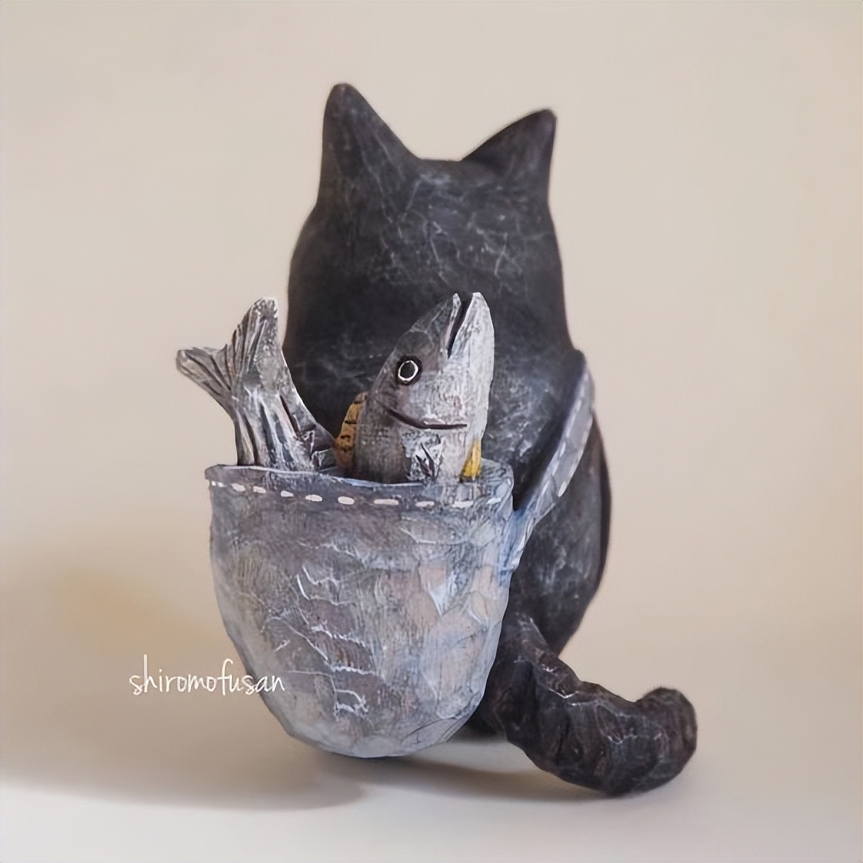 日本艺术家木雕猫,日本木雕猫艺术家