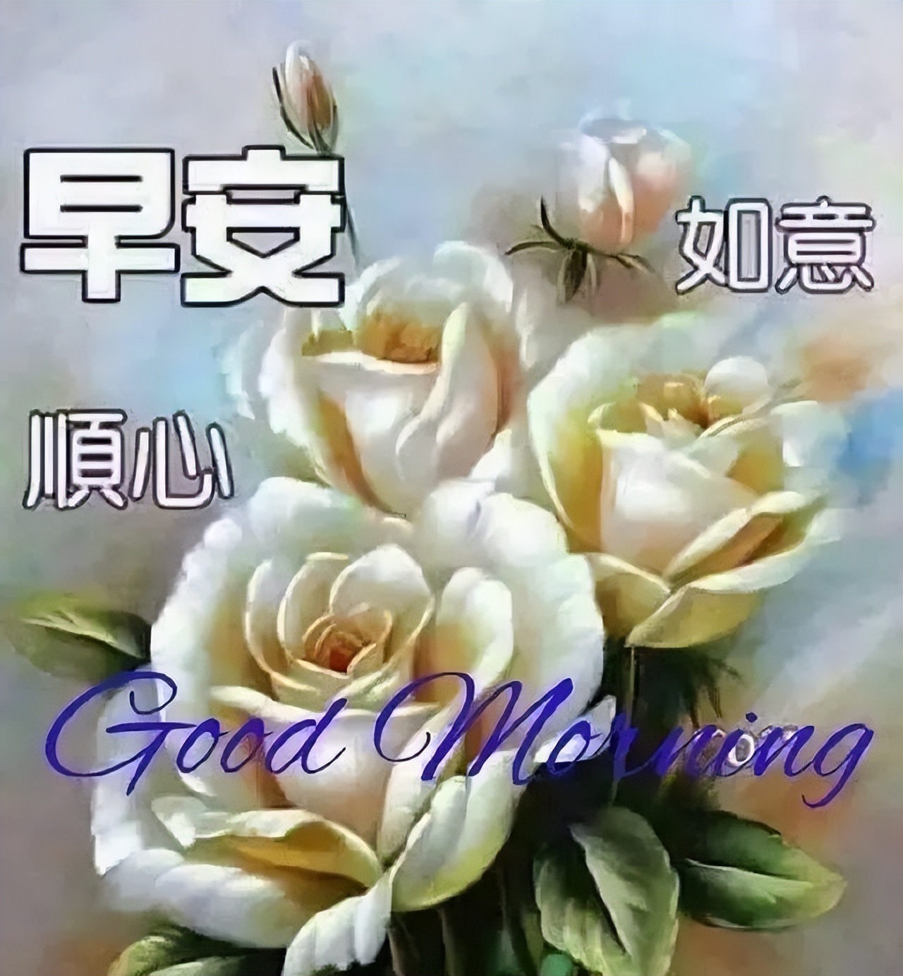 早上好表情包可爱早安问候语,早上好微信问候语大全带表情包
