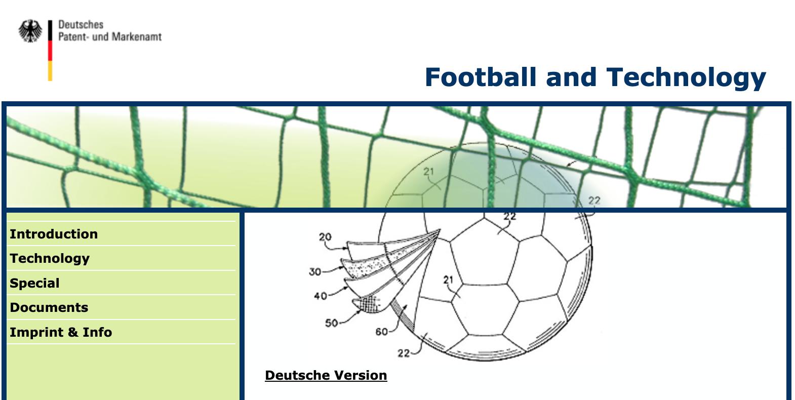 涉外知产快讯|DPMA专利网站，讲述足球背后的专利故事