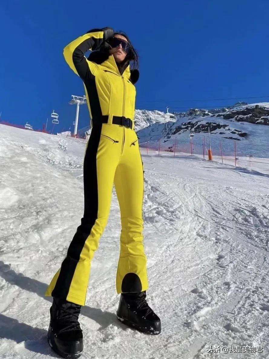 雪场高端穿搭,滑雪穿搭滑雪服