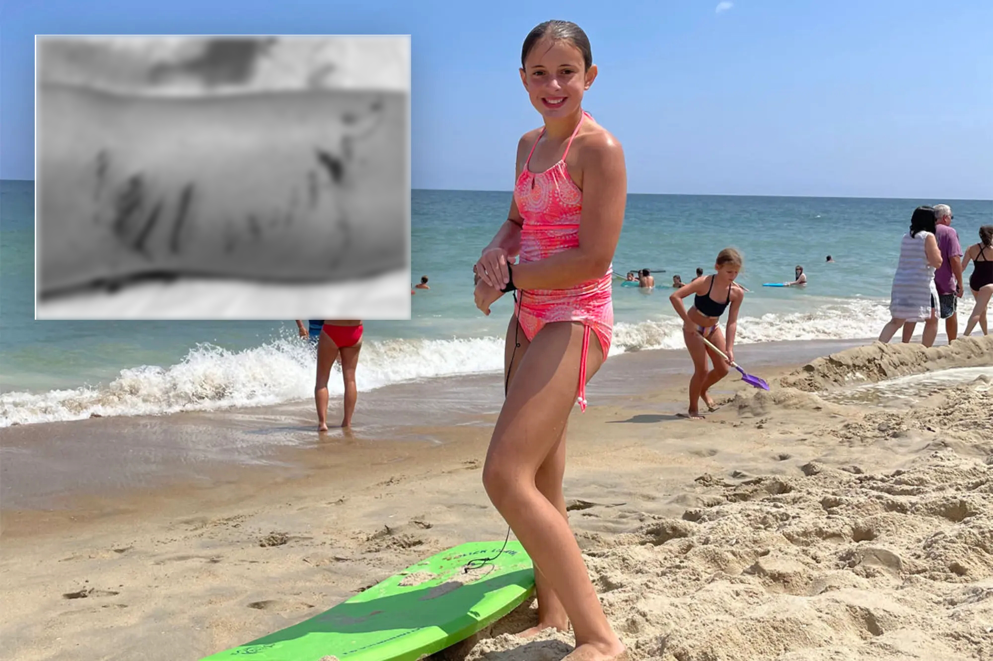 赶海发现有人被鲨鱼活活咬死,海上鲨鱼被咬死