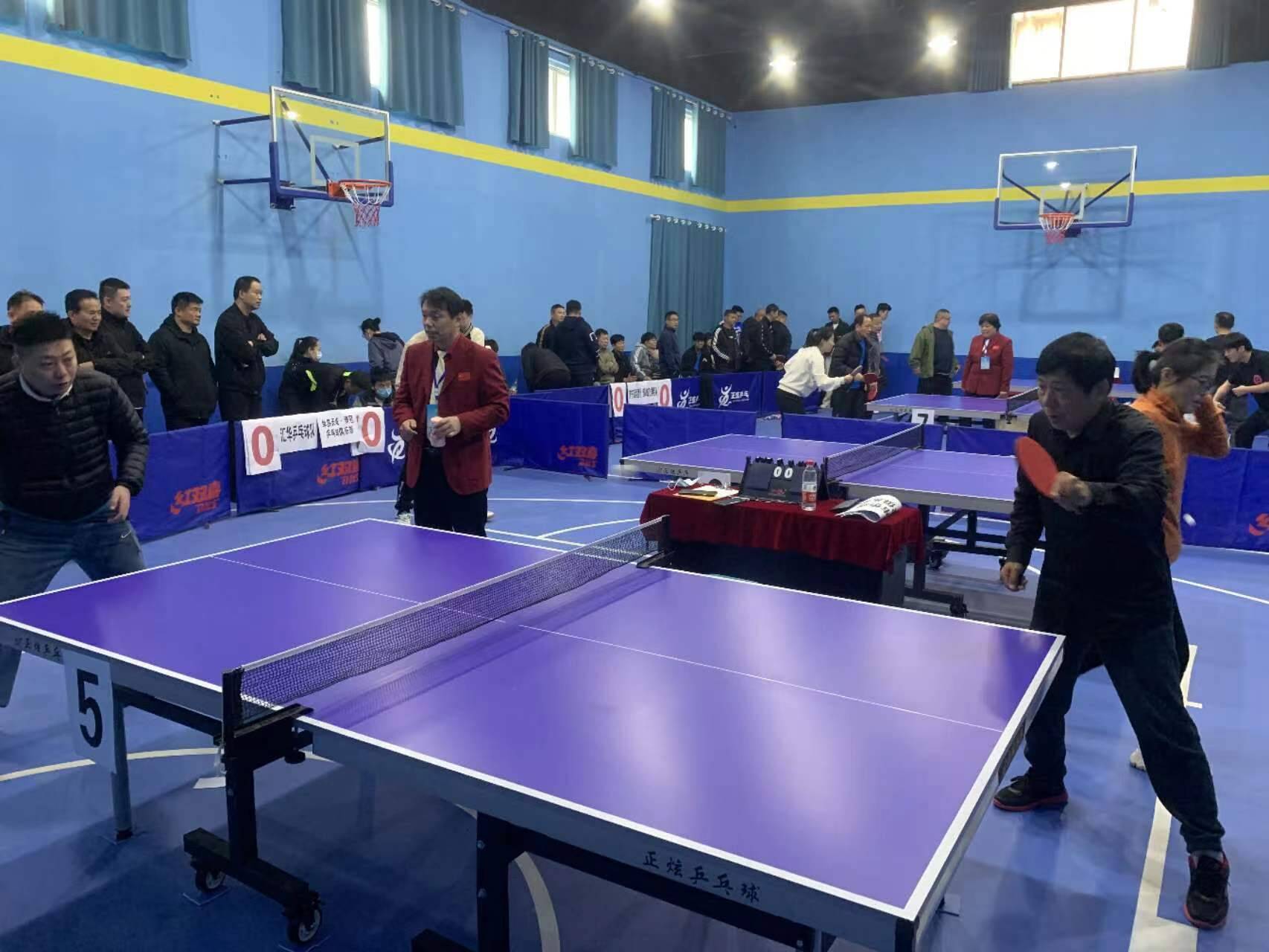 乒出精彩草根选手展风采,新县第四届全民运动会乒乓球比赛