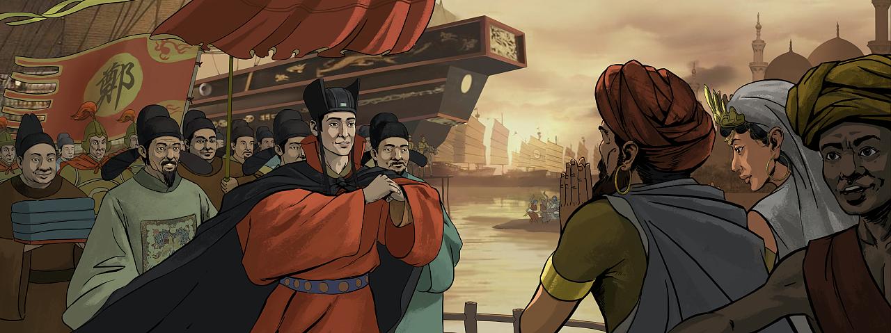 郑和下西洋姚广孝教朱棣帝王之道,郑和下西洋朱棣见姚广孝哪一集