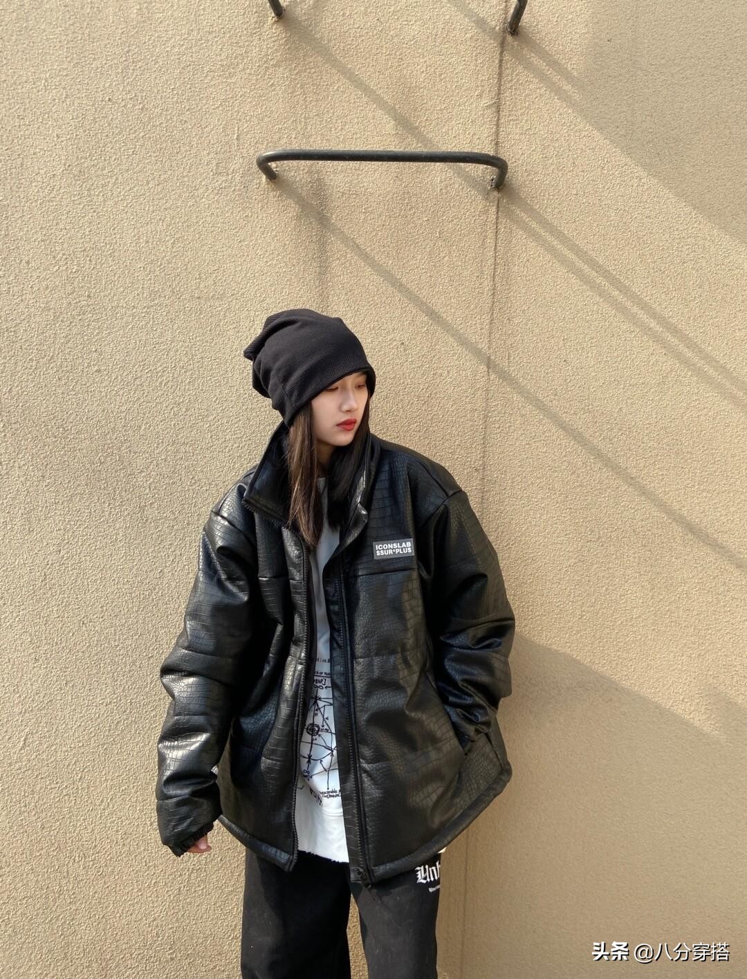 pu新款棉服,超火pu皮亮面棉服