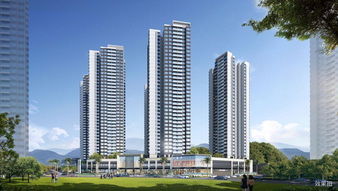 深圳南山悦时光花园鸟瞰图,南山悦时光花园效果图