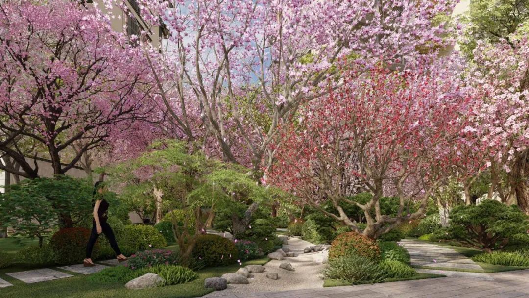 中国「最美樱花社区」┃国宝级大师小林政彦x小坂龙xG.A.D设计