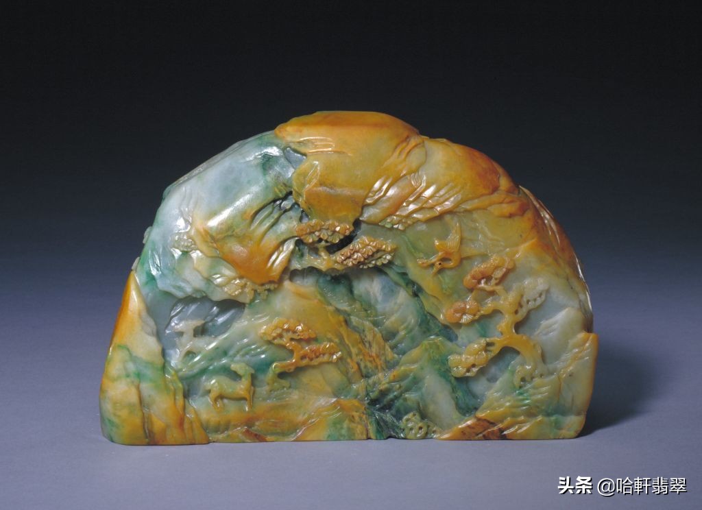小摆件真漂亮,真正的老翡翠摆件