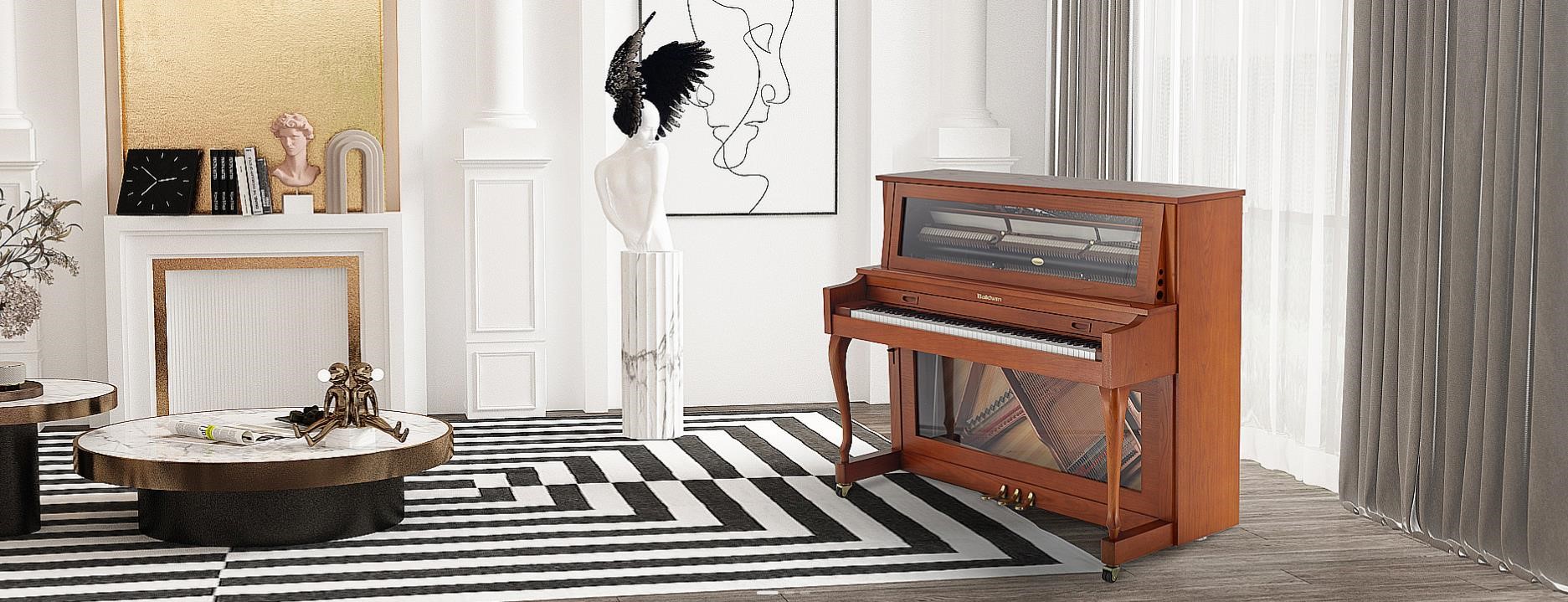 鲍德温三角钢琴对比雅马哈,鲍德温钢琴型号在哪里看