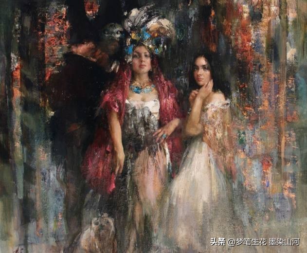 高清油画静物大师作品,欣赏超写实人物油画