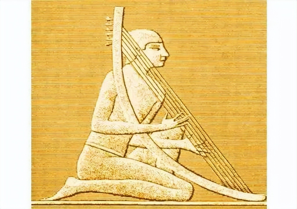 古埃及竖琴,古埃及竖琴历史