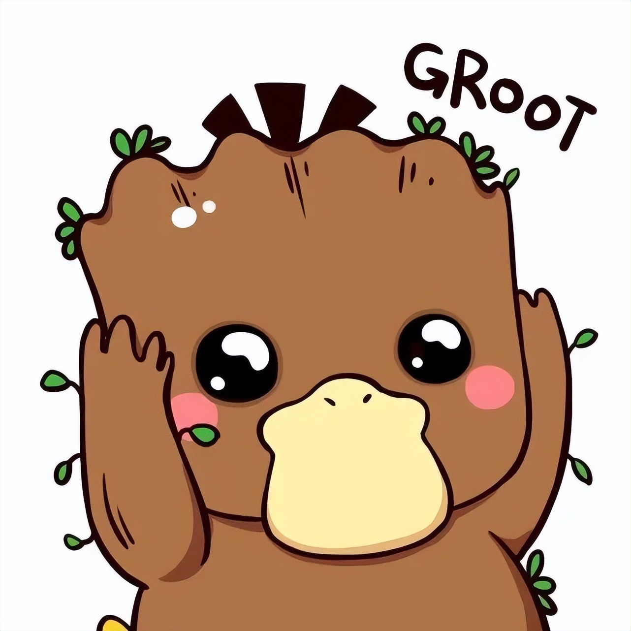 与可达鸭同类型的头像,动物可达鸭头像情侣