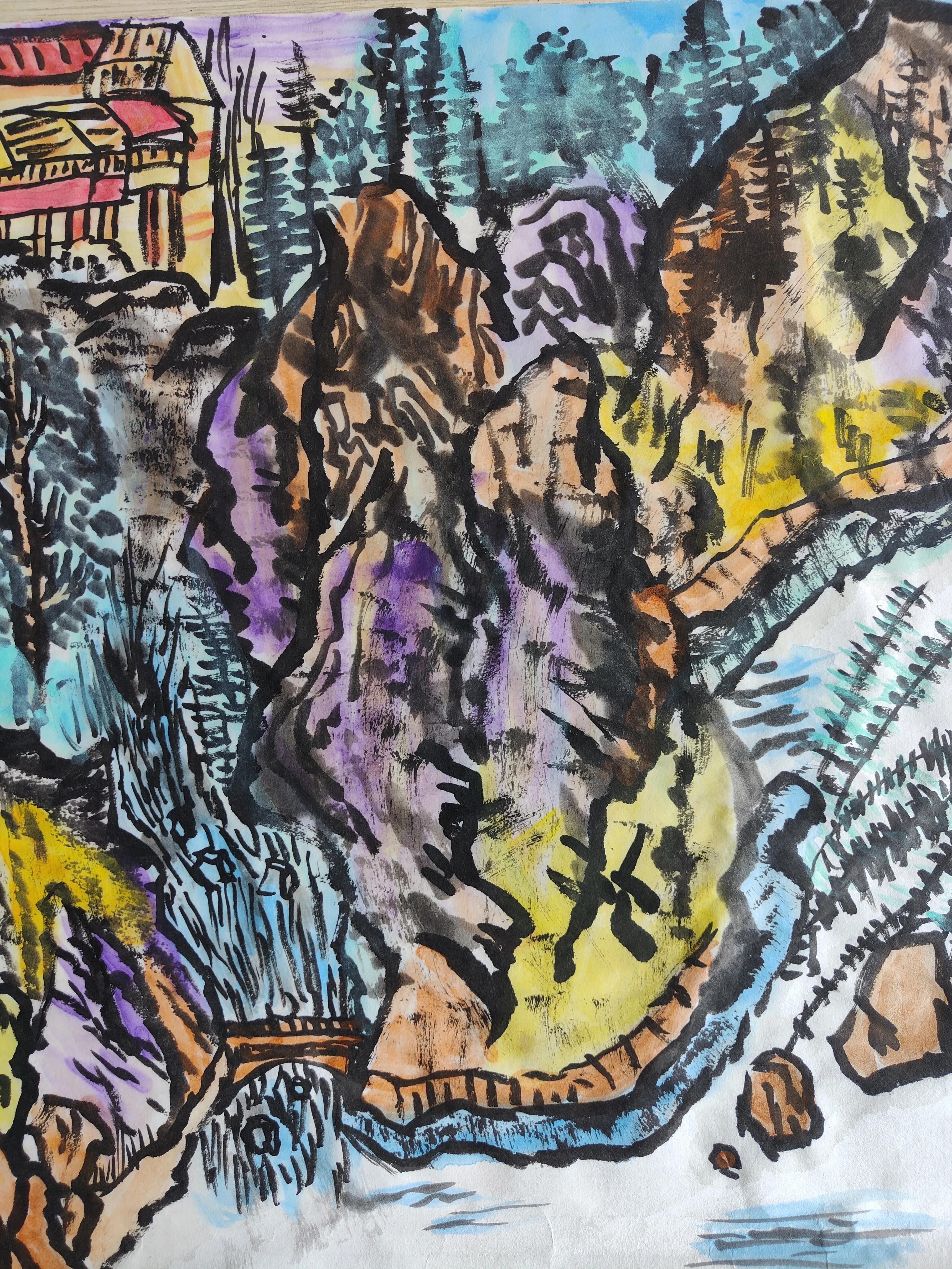 心底无私，故能涉笔成趣新世纪艺术培训学校儿童国画欣赏