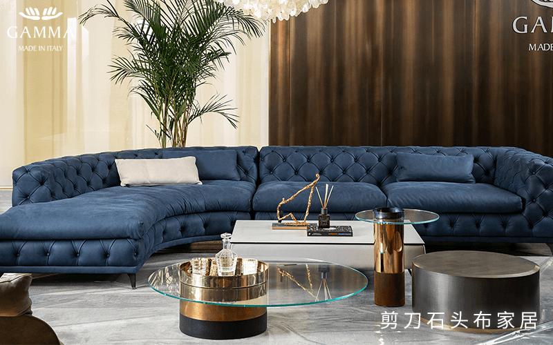 意大利轻奢布艺沙发的款式,意大利沙发轻奢极简厂家