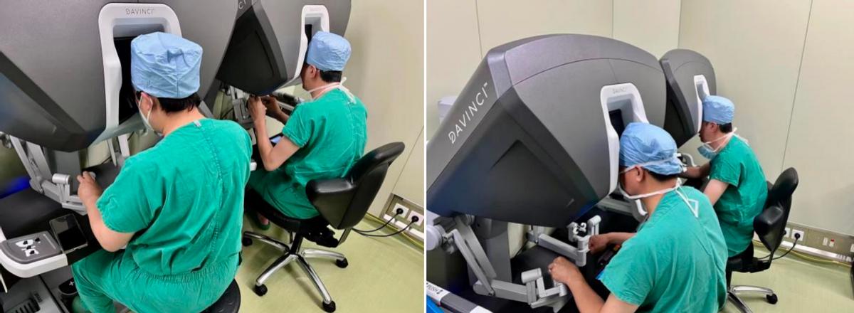 结直肠癌使用达芬奇手术机器人,哈医大二院达芬奇机器人手术