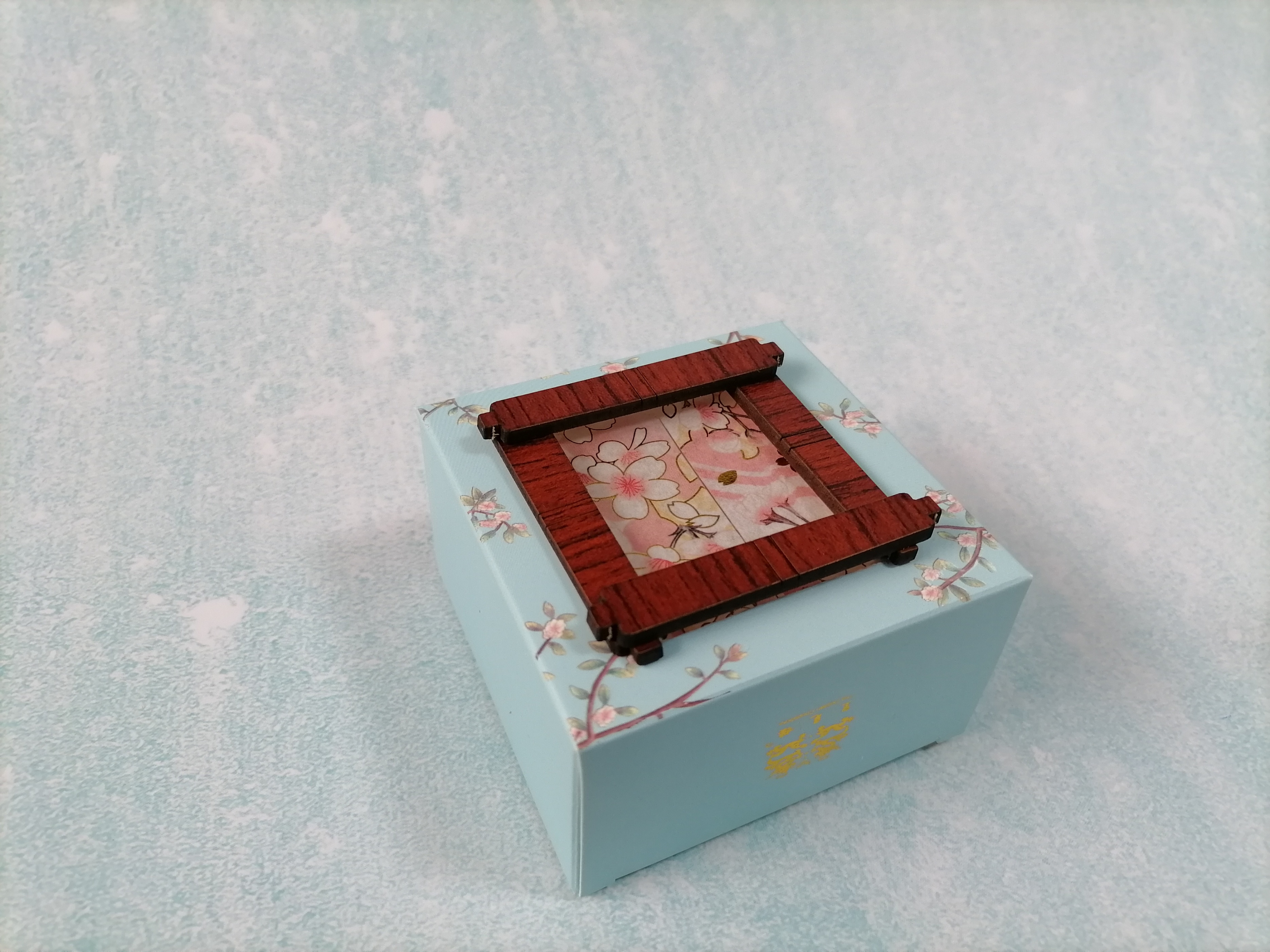 橱窗灯创意小夜灯,自制复古简约方形小夜灯