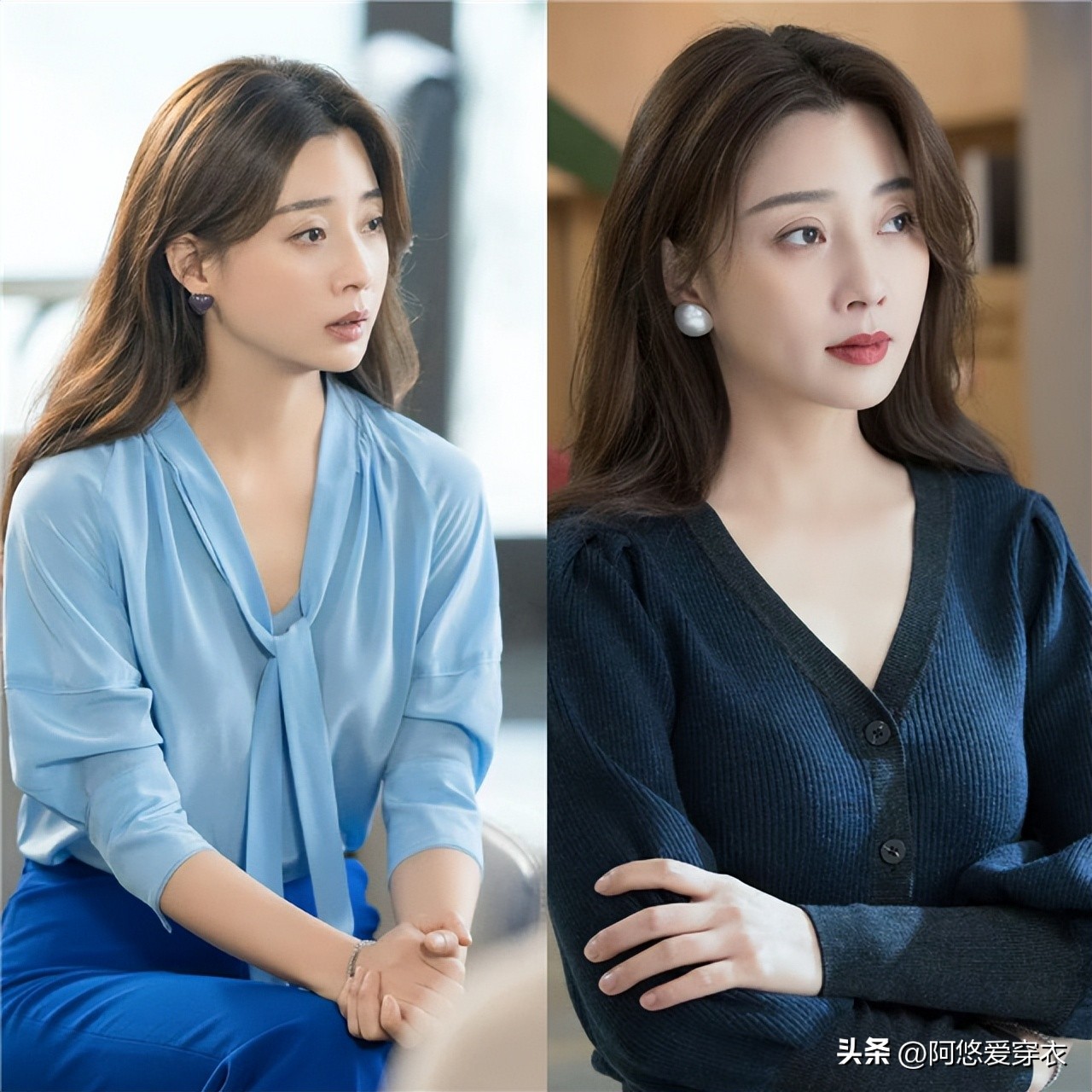 殷桃春季气质穿搭,殷桃冬天同款穿搭