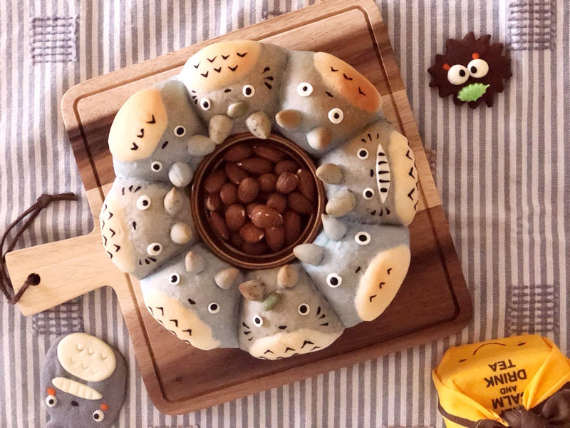 女儿的胳膊和龙猫的小面包|白鸟久美子的手工生活