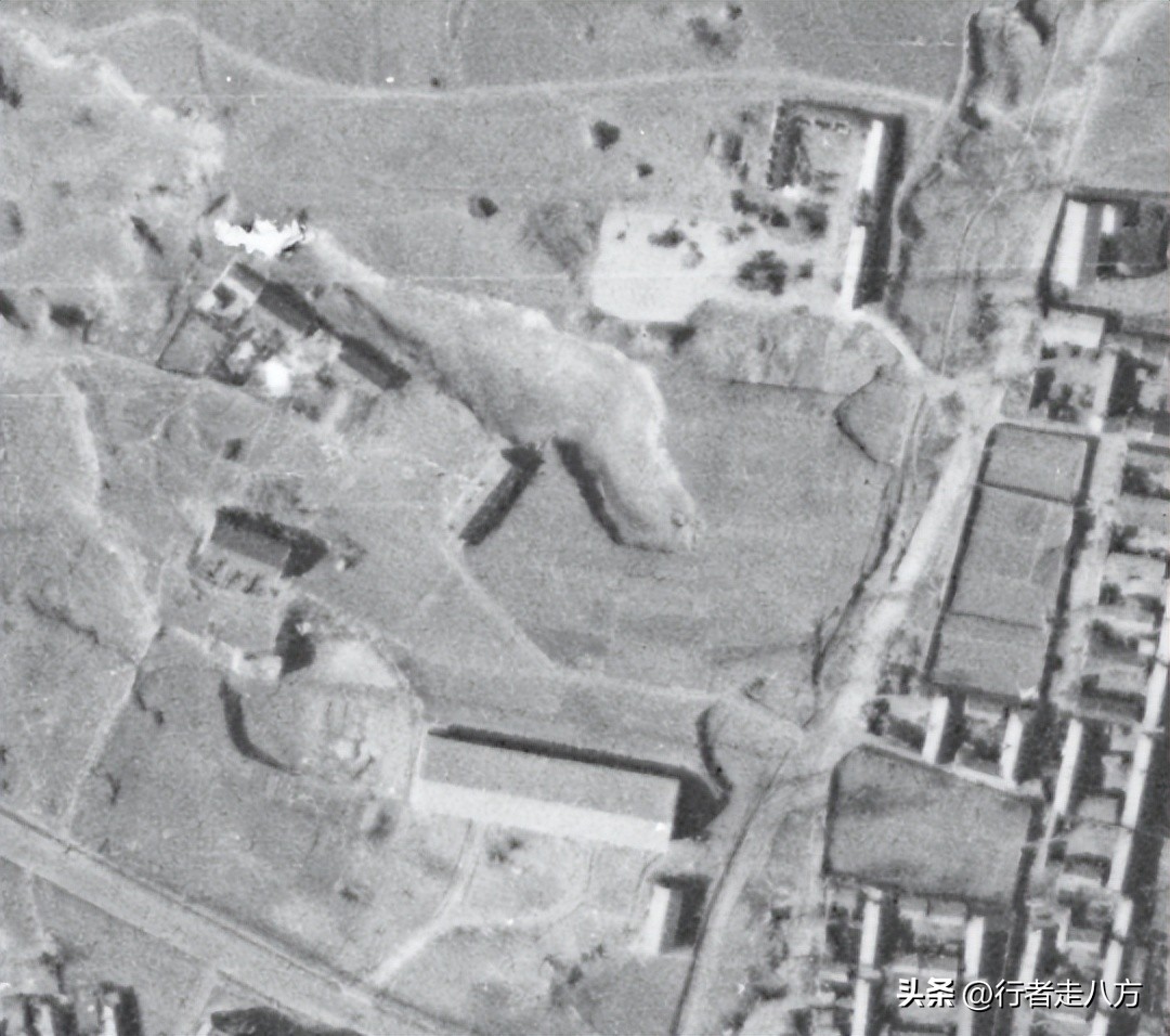 66年72年大连卫星图看周水前高云路（*家屯许**）周二小学洗衣机厂