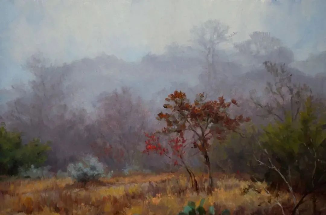 大师笔触生动的风景油画,视觉冲击力很强的风景油画图片