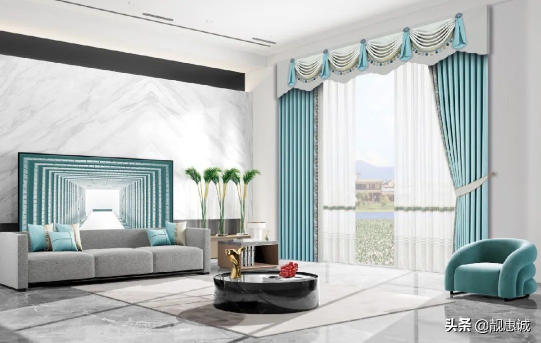 买窗帘要不要配窗纱呢,飘窗窗帘有必要做帘头吗