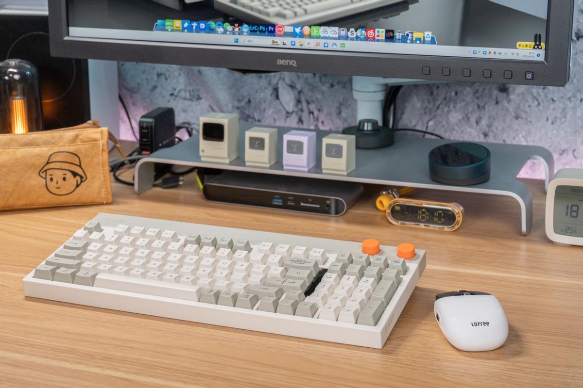 洛斐透明磨砂键盘测评,lofree洛斐机械键盘套装