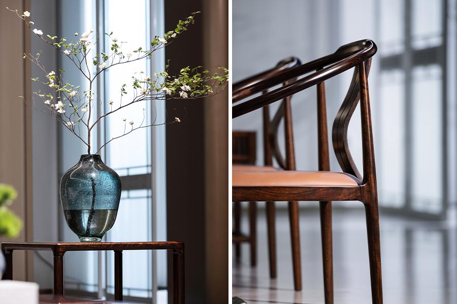 赖氏家具东辰长久系列,赖氏东辰新中式家具茶柜