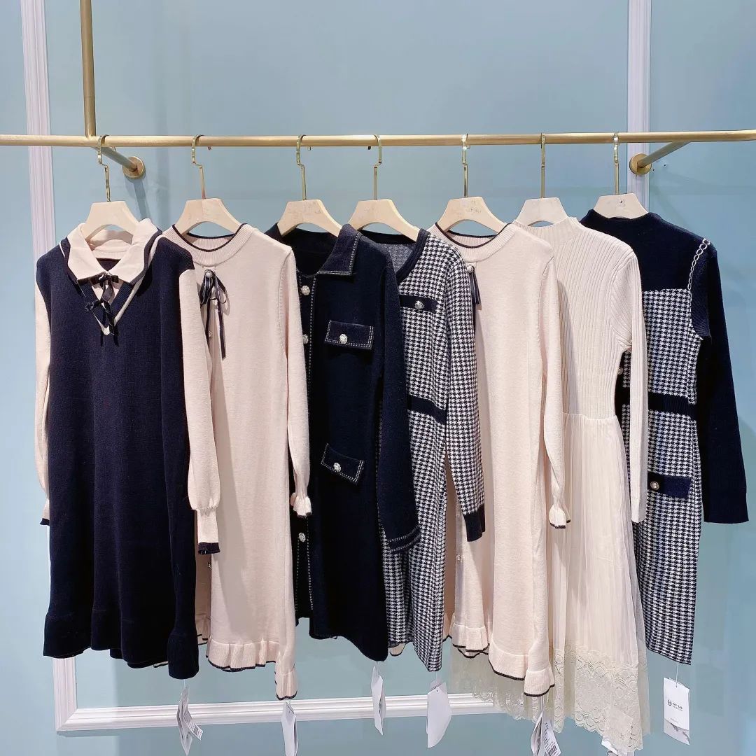 马尔飞丝品牌女装直播,马尔飞丝羊绒连衣裙折扣