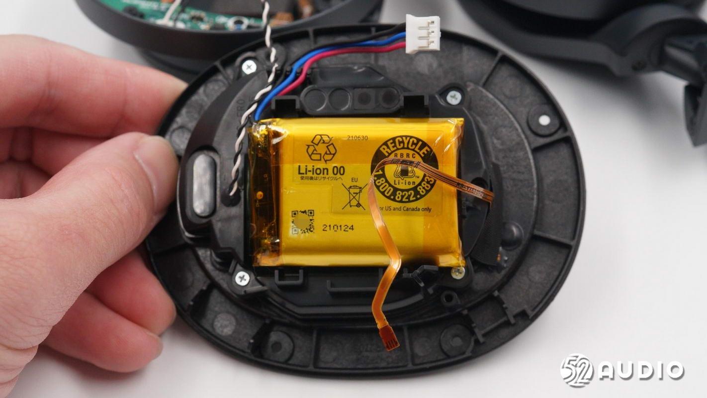 松下1200耳机拆解图,松下btd10头戴蓝牙耳机拆解