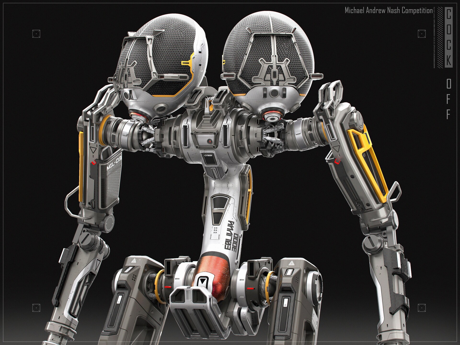 COOL!令人叹为观止的精密机甲穿戴设备｜设计师mikenash作品欣赏