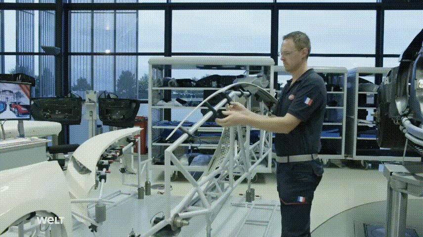 布加迪95968拼装教程,高清实拍布加迪