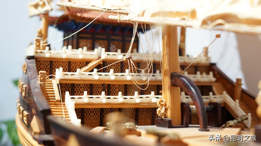 郑和西洋船模型,郑和宝船船模