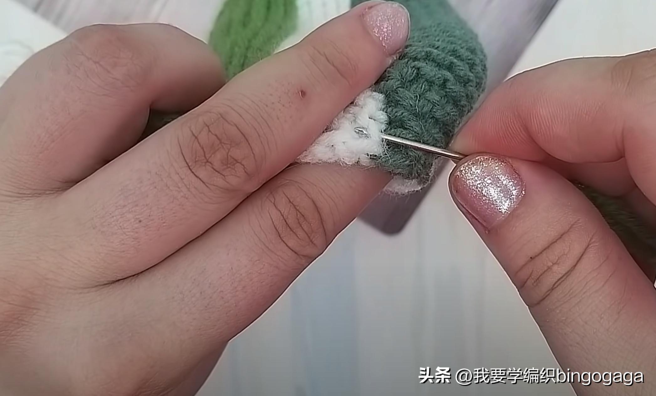 一片式毛线袜的织法,一片式织袜子