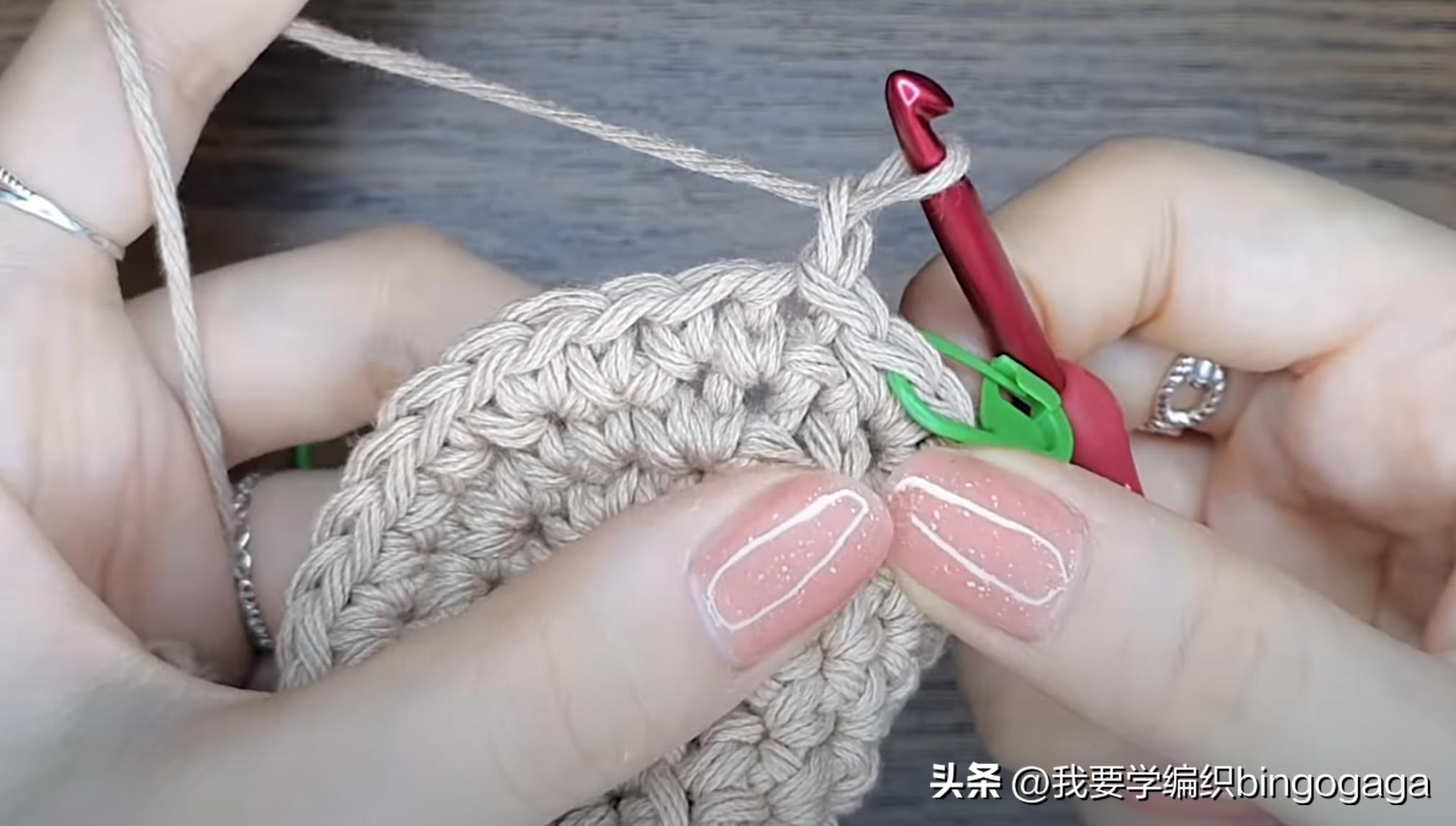 百搭时尚美人包编织教程,祖母方格包包的编织教程