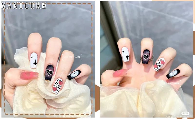 夏日美甲图片清新海底捞,夏日美甲图片清新裸色