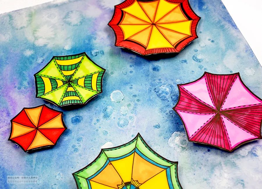 儿童画创作思路和方法,儿童画的创意构图方法