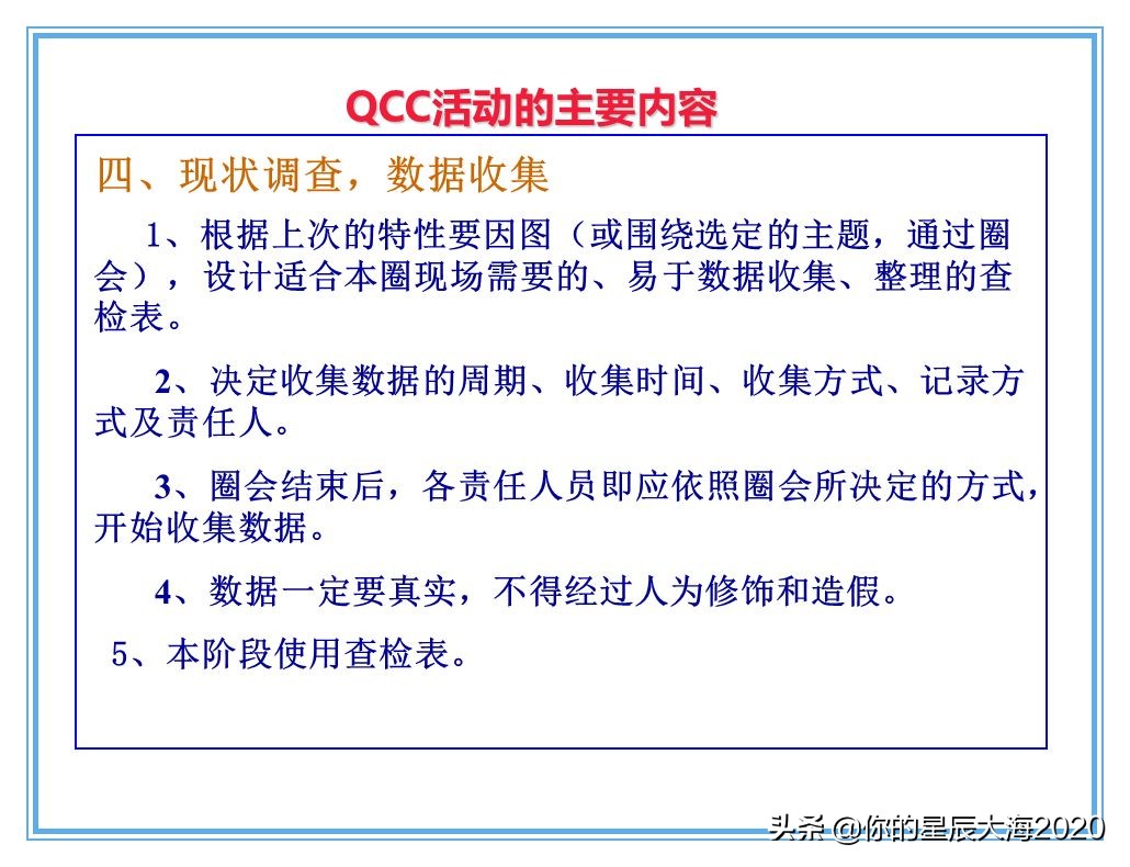 qcc品管圈品质管理方法,qcc品管圈步骤流程图