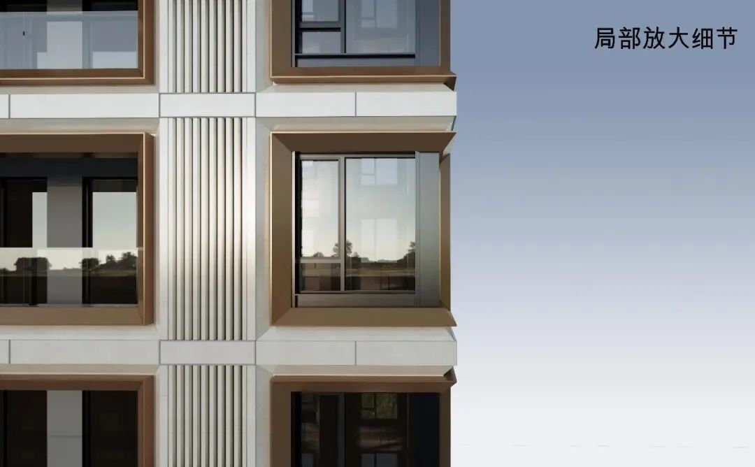 斜切转角楼梯立面施工图,建筑立面效果设计处理手法