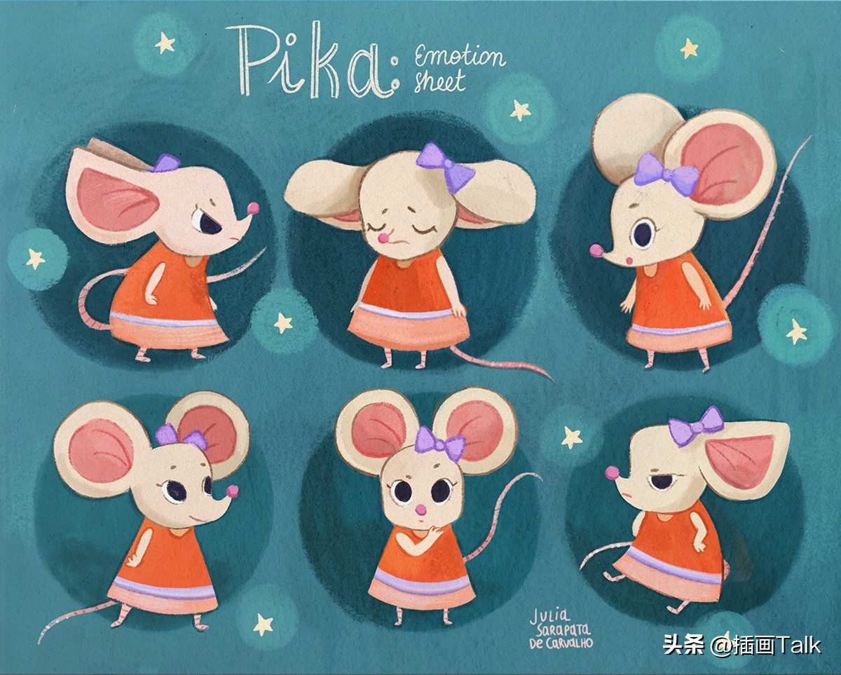 波兰插画师annarudak的所有画作,法国插画师插画作品