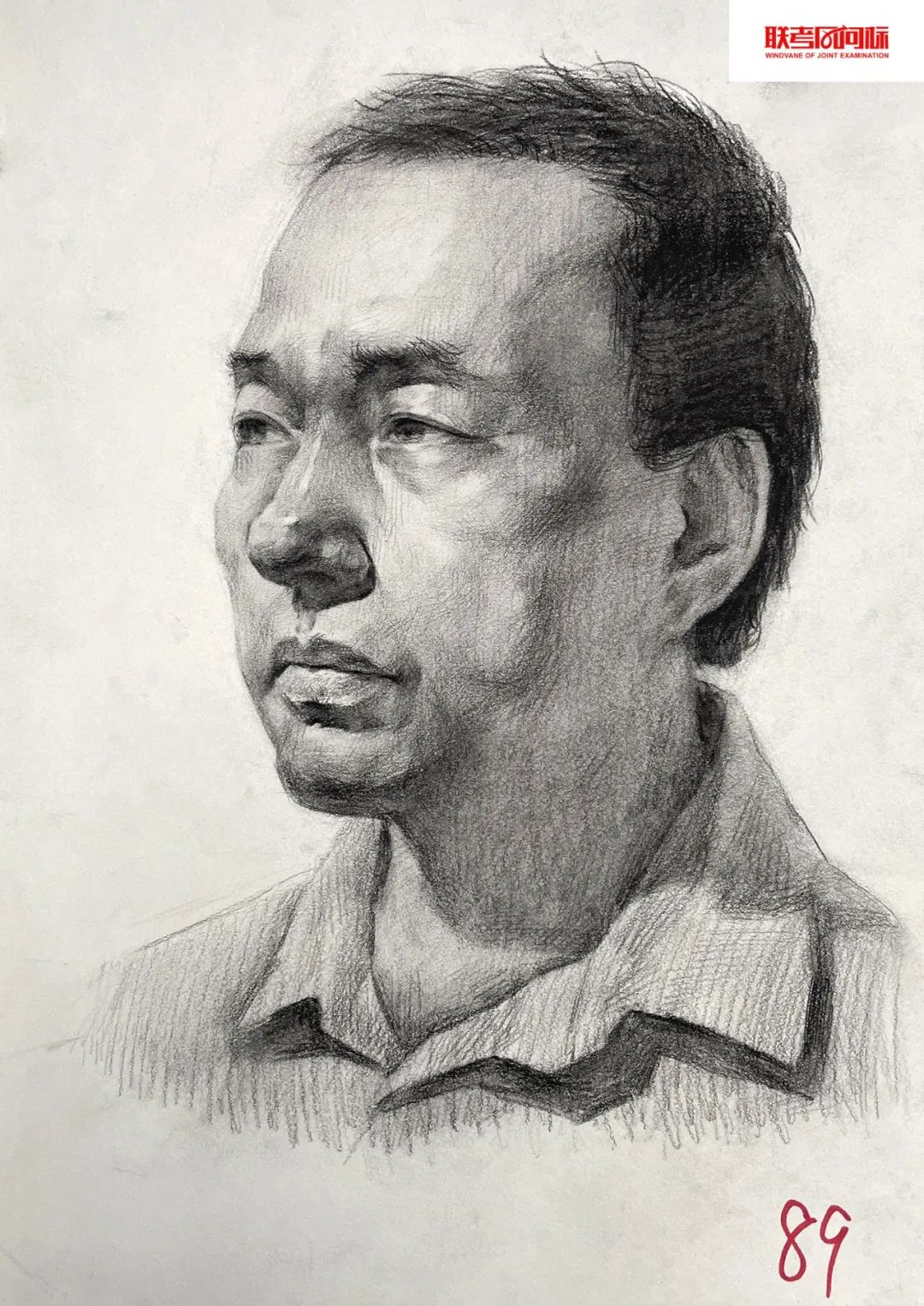 万人联考一模2024素描高分,一模静物素描高分卷