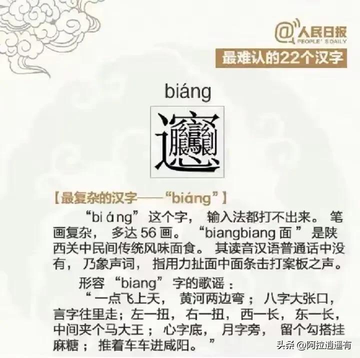 这100个生僻字能认得10个算你牛,难识别的生僻字