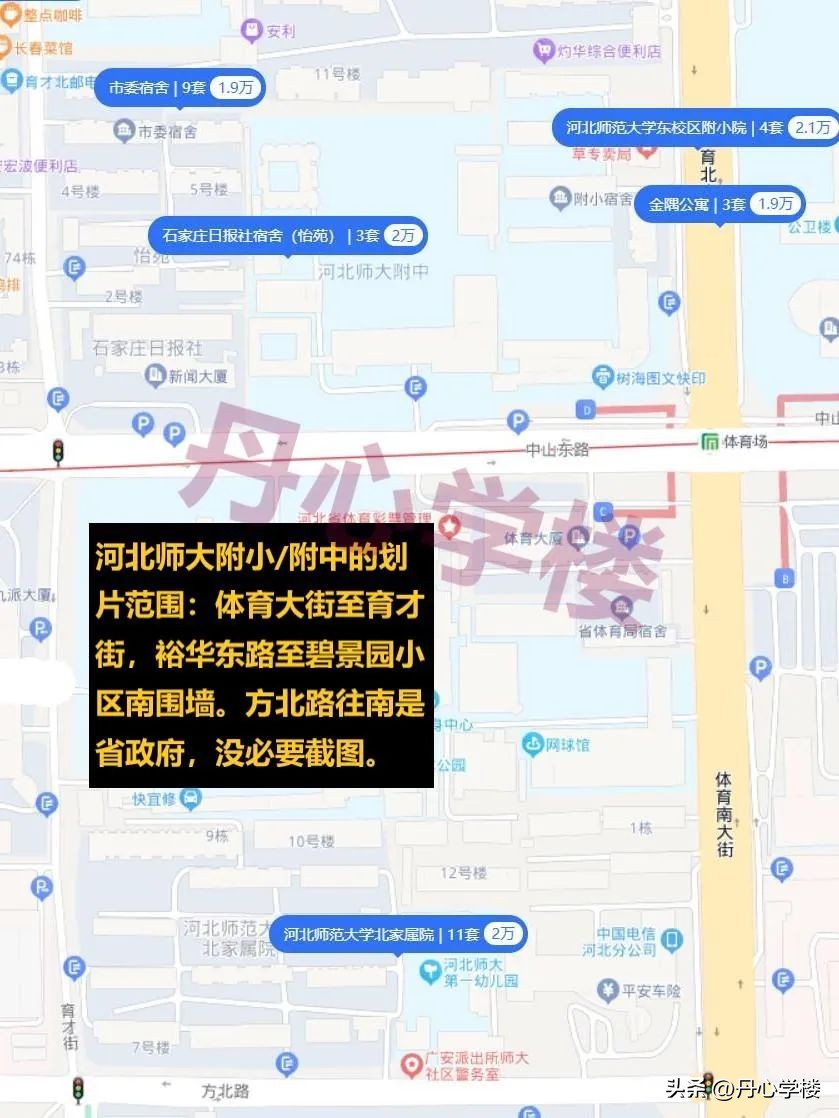 石家庄四所师范大学,石家庄师大附小学区房有哪些