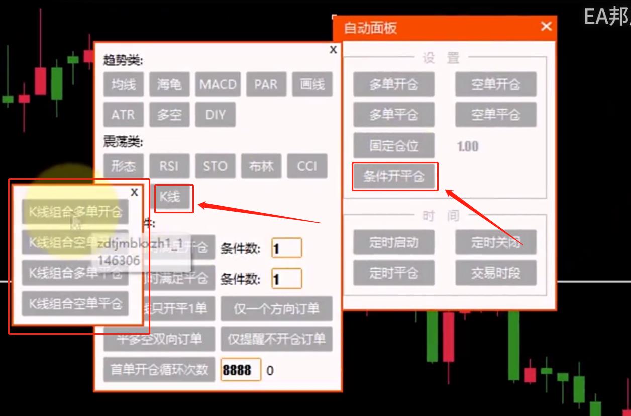 基于excel的自动交易系统,K线形态交易系统