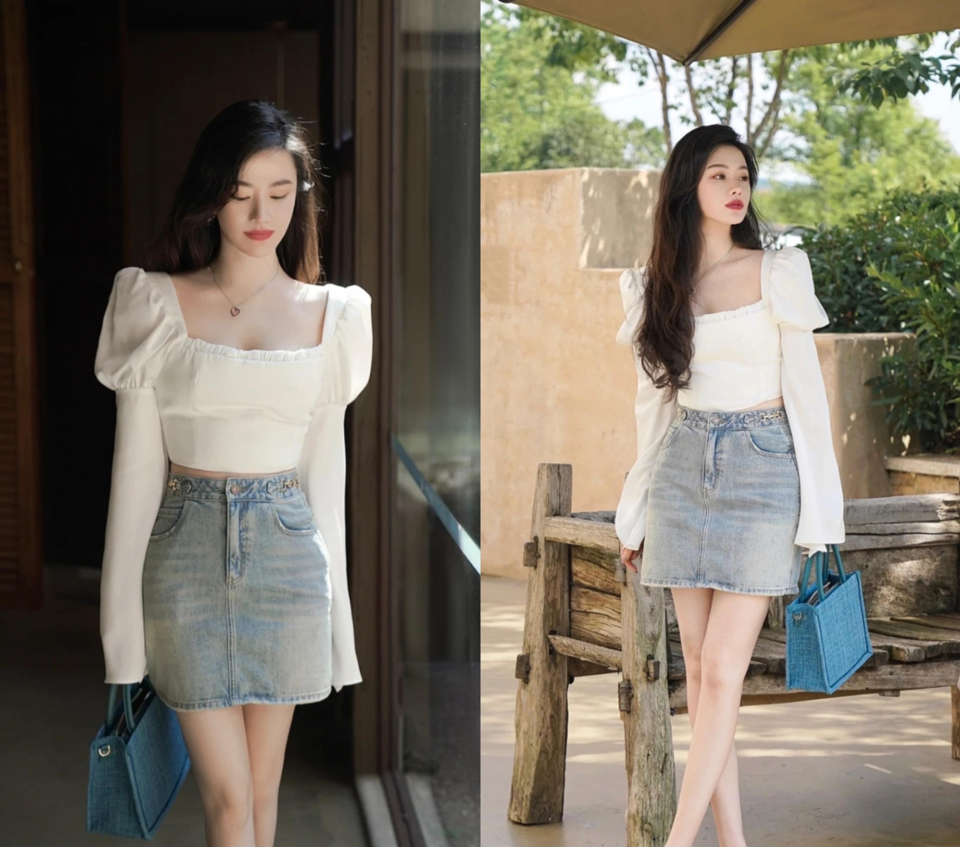 夏天裙子推荐不要碎花裙,夏天裙子牛仔裙