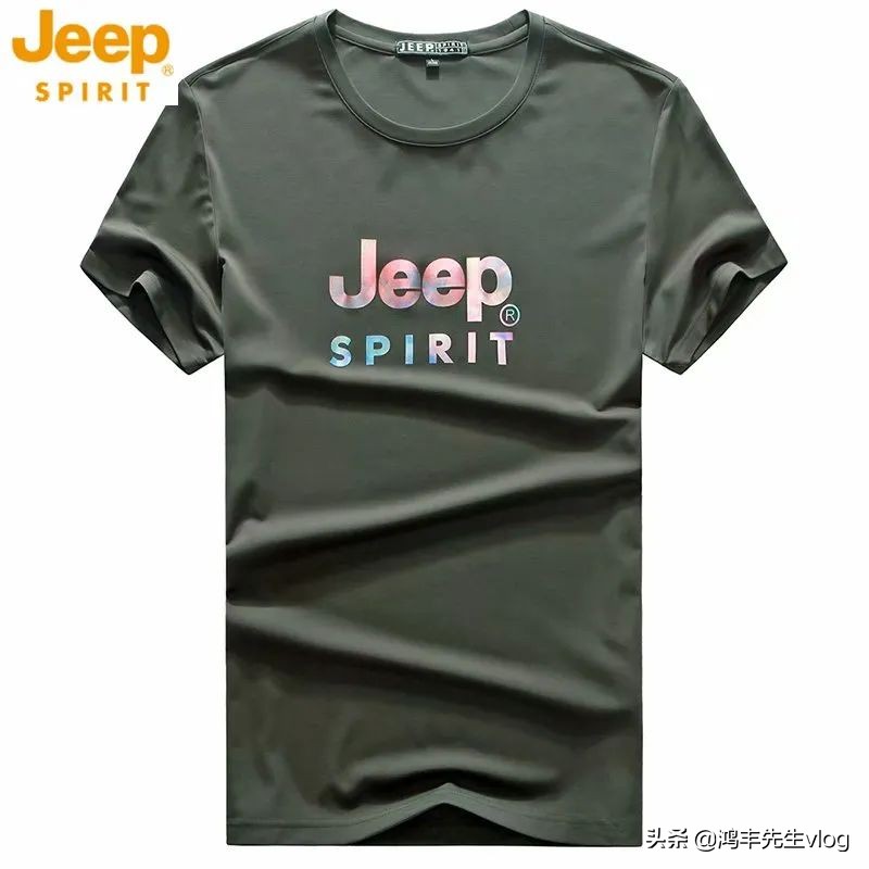 jeep短袖t恤专卖店男装翻领,jeep短袖t恤男纯棉官方正品