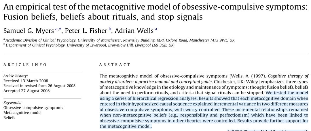 强迫型人格障碍怎么治,强迫障碍最有效的心理治疗