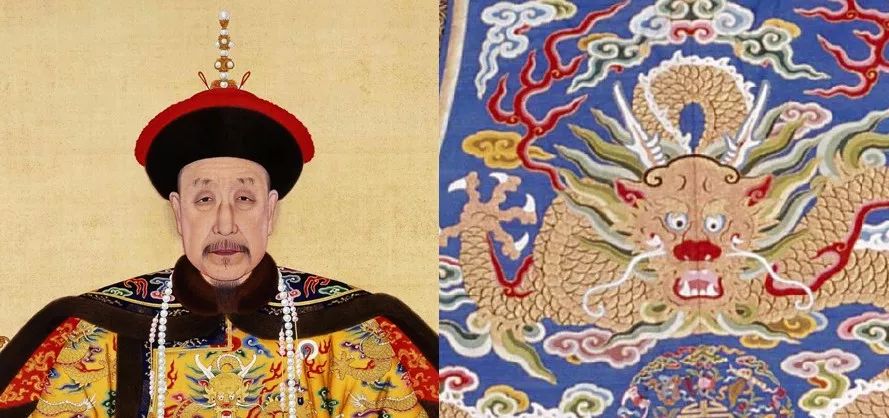 大清嘉庆香草龙纹官窑盘,清三代瓷器龙纹特征