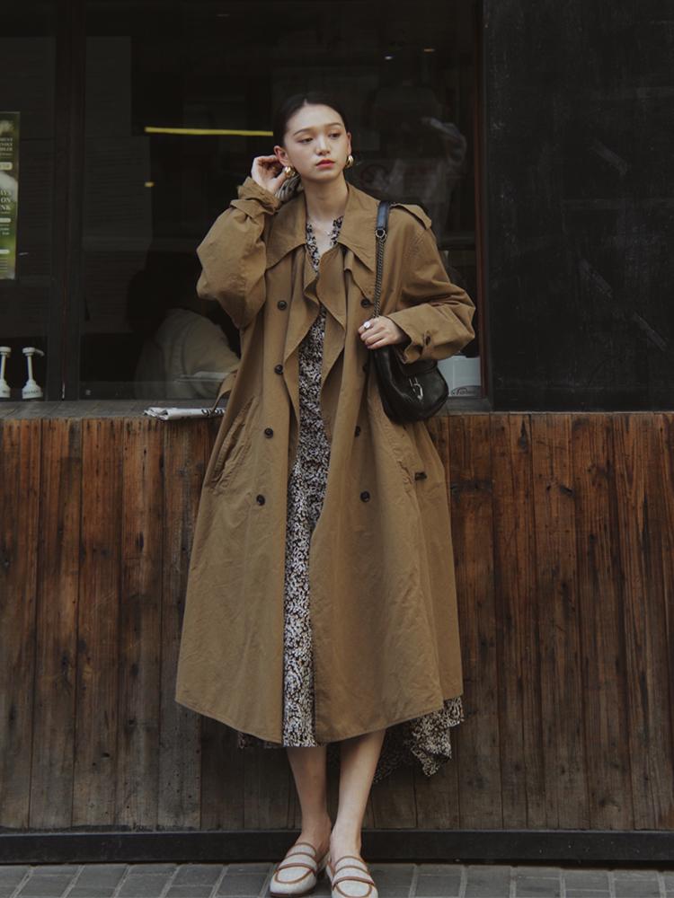 春天穿搭的高级感就是风衣了,18年春天风衣这么穿时髦爆了