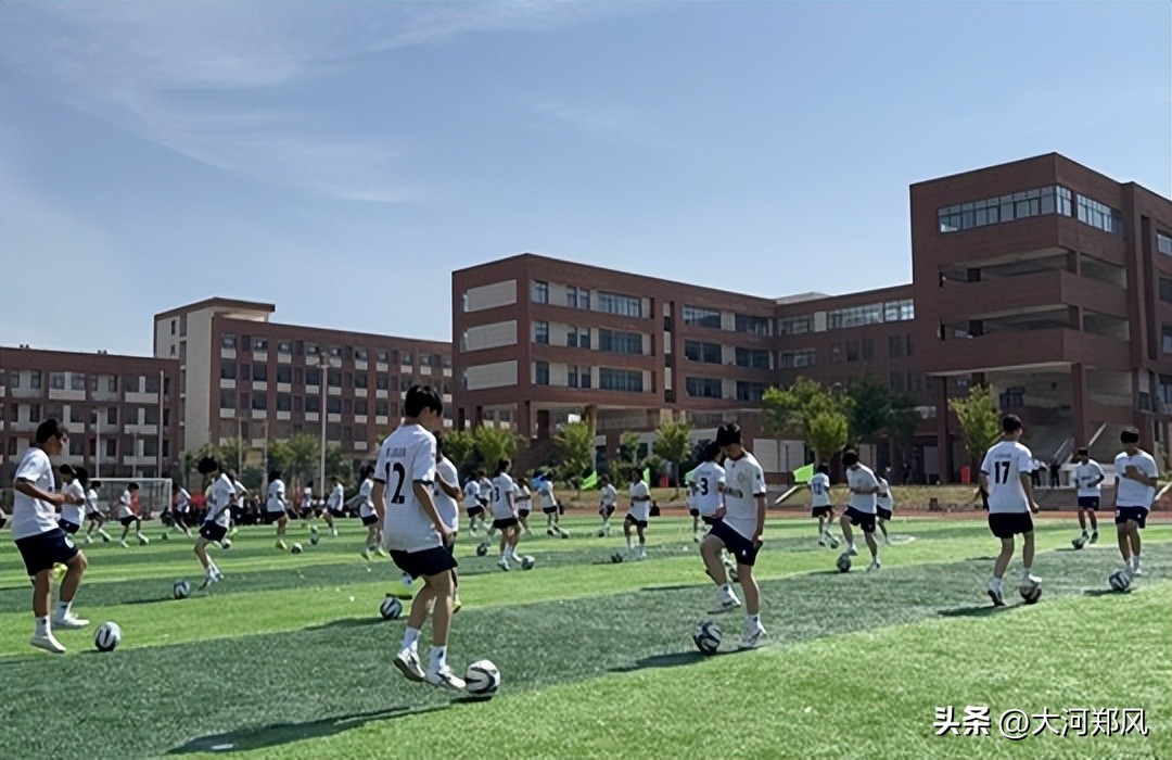 校园足球文化节开幕式,中牟县文昌街学校足球节