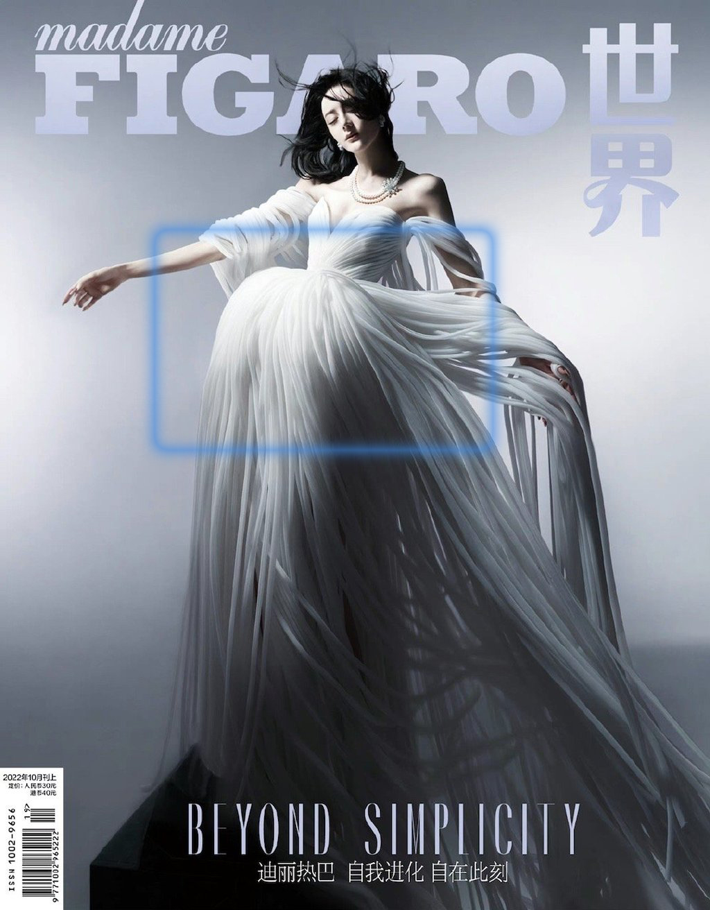 费加罗风尚趋势盛典热巴,热巴登上费加罗闭年刊