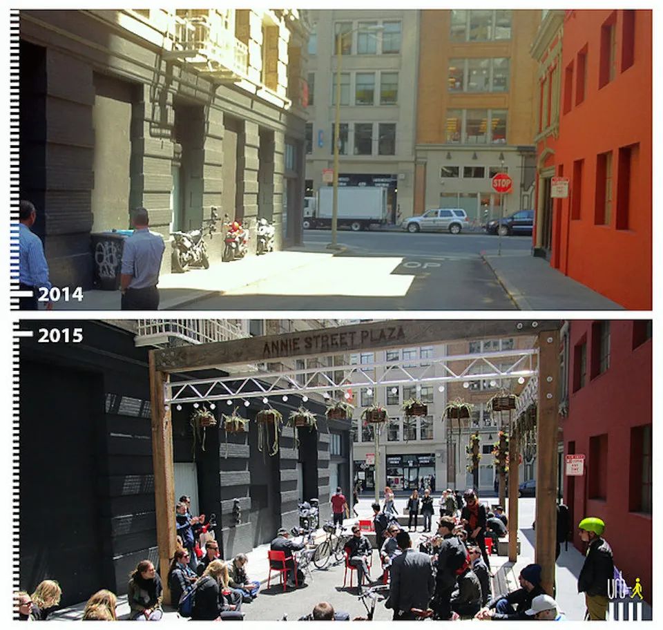 行走城市的魅力就是这么大！谷歌街景里50个公共空间改造前后对比